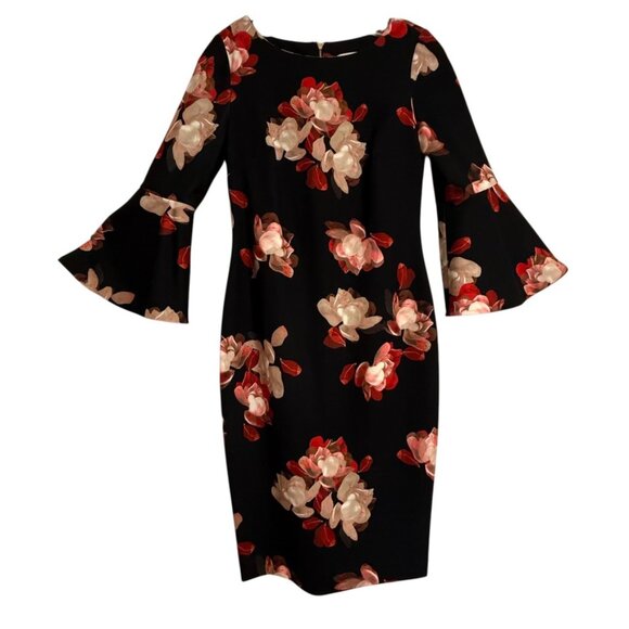 Calvin Klein Dresses & Skirts - Calvin Klein Floral Dress SZ 4 Chic Feminine Southern Charm